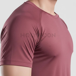 Camiseta Deportiva Ajustada de Punto para Hombre, de Secado Rápido, Transpirable, Ecológica, Ligera, para Ejercicio, Running, Entrenamiento - Product Image 6