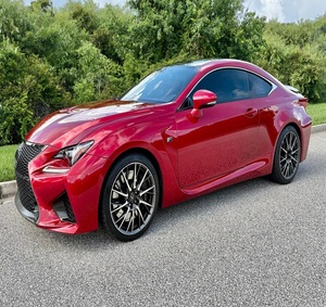 รถยนต์มือสองยอดนิยมสำหรับขาย ปี 2015 RC F 5.0 ลิตร V.8 ซีดาน สีแดง ล้อแม็ก 1 นิ้ว ไฟหน้า LED - Product Image 1