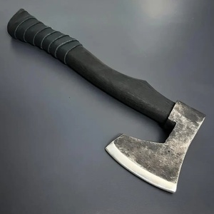 Tomahawk de acero al carbono de grado Industrial hecho a mano personalizado con mango de madera Funda de cuero perfecto Camping caza regalo padre - Product Image 2