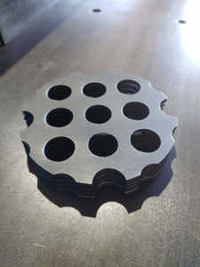 Sous-verres à thé en acier inoxydable gaufré plaqué couleur argent Design de haute qualité Parfait pour le café et le thé au bureau à domicile - Product Image 6