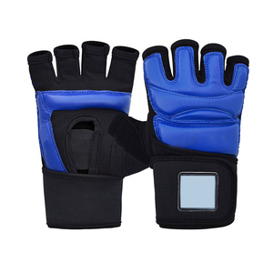 Guantes de MMA para Hombre, Material Suave, Medios Dedos, Transpirables, Bajo Precio, Servicios OEM, Impermeables, Duraderos, para Entrenamiento al Aire Libre - Product Image 5