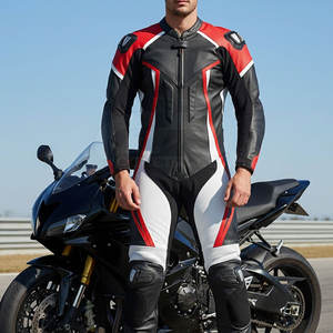 Servicio OEM, Traje de Motociclismo Personalizado de Invierno, Transpirable, 100% Cuero Original, Ropa de Entrenamiento - Product Image 6