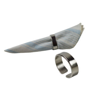 Servilleteros chapados en plata de metal de hotel de lujo que marcan tendencia para decoración de mesa de boda disponibles a precio mayorista - Product Image 4