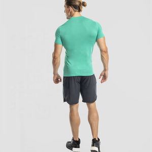 T-shirt de sport pour homme Active Men's Gym Fit, respirant, écologique, tissu doux à séchage rapide pour les entraînements, grandes tailles, design uni - Product Image 2