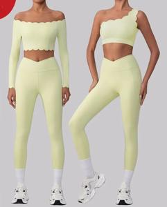 Ensemble de yoga 2 pièces Ensembles d'entraînement Femmes Survêtement Gym Push Up Fitness Running Workout Clothes Sport Bra Leggings Suit Activewear - Product Image 1