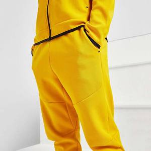 Couleurs personnalisées imprimé hiver poids lourd coupe régulière hommes survêtements vêtements de sport vêtements de sport coton polyester dernière conception - Product Image 5