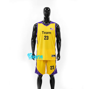 Camiseta de Baloncesto de Malla con Cuello Diferente y Logotipo Bordado de Diseño Personalizado - Product Image 4