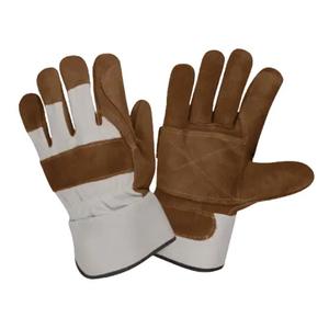 2025 Guantes de trabajo de cuero de vaca industriales de protección de manos resistentes Guantes de cuero de piel de oveja para hombres - Product Image 4