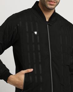 Blouson Bomber d'Hiver Personnalisable pour Homme 2025 – Toile de Haute Qualité, Écologique, Coupe-Vent, Fermeture Éclair, Col Montant, Logo Imprimé Personnalisé - Product Image 4