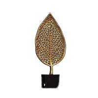 High Quality Aluminum <b>Tree</b> Leaves Stand <b>Tabletop</b> Decorative Wood for Bedroom Home Latest Colors for Christmas - Product Image 4
