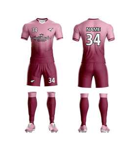 Uniforme de fútbol de secado rápido a la moda, chándal de fútbol de secado rápido transpirable, camiseta de fútbol de personalización completa para hombres - Product Image 1