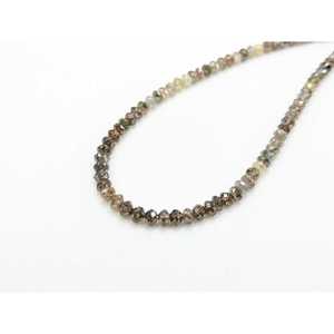 Perles de diamant facettées en forme de rondelle : Diamants multicolores couleur champagne, qualité AAA pour la fabrication de bijoux - Product Image 4