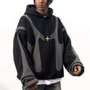 Fournisseur de vêtements pour hommes Acid Washed Heavy Weight 400GSM French Terry Pullover Hoodie - Product Image 5