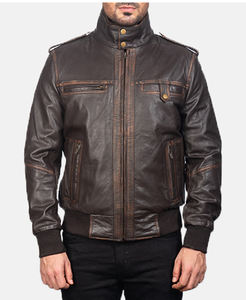 Veste en cuir personnalisée de haute qualité pour hommes du Pakistan High Street Style Brand New Most Popular for Motorbike Use Offre Spéciale - Product Image 1