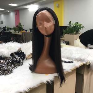 Peluca de cabello humano Color natural y color natural crudo vietnamita recto 10 - 40 pulgadas para mujeres negras - Product Image 2