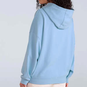 Nouveauté : sweat-shirts oversize pour femmes, épaules tombantes, poids lourd, 100% coton, manches longues, lettres imprimées à l'écran, sweat-shirts pour femmes - Product Image 2