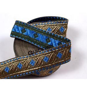 Trenzas doradas de alta calidad 2024, cordones uniformes, adornos de alambre de lingotes de oro, trenzas, trenza de galón de encaje - Product Image 3