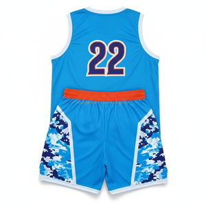 Conjunto de Uniforme de Baloncesto de Poliéster con Números Reflectantes y Logotipo Personalizado para Hombres y Estudiantes, Alta Elasticidad, Transpirable y Duradero - Product Image 4