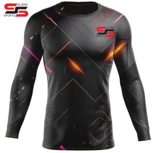 ชุดกีฬายูนิเซ็กส์ยามแขนยาวพิมพ์ลายซับลิเมชันตามสั่งสีและโลโก้ตามสั่ง - Product Image 6