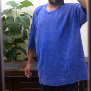 เสื้อฮิปฮอป Premium300 GSM ผ้าฝ้ายนุ่มโอเวอร์ไซส์ทรงโอเวอร์ไซส์เสื้อบอคซี่มีกระเป๋าเสื้อยืดลายกราฟิกเปล่ากรดอินทรีย์เสื้อยืดโอเวอร์ไซส์ - Product Image 5