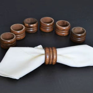 Durable <b>Wooden</b> <b>Napkin</b> <b>Ring</b> Crafted For Long Lasting Daily Use With Stylish Functional Dining Appeal - Product Image 1