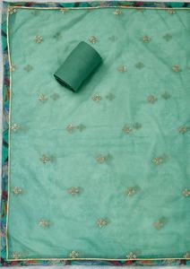 Couleur unie 3D impression numérique coton costume 3 pièces Shalwar Kameez non cousu Mesuri fantaisie été décontracté événements robe Punjabi formelle - Product Image 3