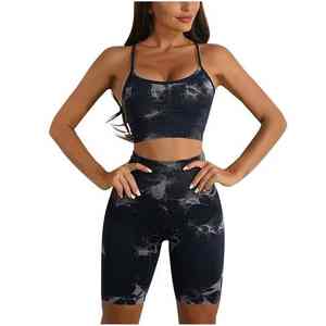 Top qualité haute qualité personnalisé grande taille sans couture vêtements de sport pour femmes entraînement Yoga ensemble Yoga ensemble tenue Gym ensemble femmes Fitness - Product Image 6