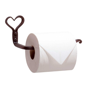 Porte-papier hygiénique mural contemporain en fer pour maisons modernes, appartements, hôtels - Product Image 3