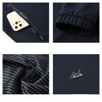Veste de sport décontractée pour homme, personnalisable avec logo OEM, imperméable, écologique, col montant, pour l'hiver