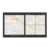 Carreaux de sol en céramique égyptienne Onyx Ice, design moderne, 800x800 mm, poli, émaillé, jaune clair, 40X40, 80X80, 60X60