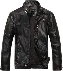 Veste en cuir de mode d'hiver pour hommes la plus vendue sur mesure avec un nouveau tissu teint en état de haute qualité traité - Product Image 5