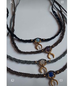 Nueva pulsera de macramé ajustable con piedra de mezcla de buen aspecto con cordón hecho a mano para regalo del Día del Padre y Día de la Amistad Git - Product Image 2