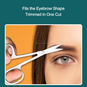 Tijeras Profesionales Premium de Acero Inoxidable con Punta Redondeada para Recortar el Vello de la Nariz, Manicura, Uñas y Cejas - Product Image 5