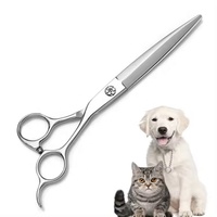 KKZ Kit complet de ciseaux de toilettage professionnel pour animaux de compagnie Ciseaux pour chiens en alliage de cobalt de haute qualité en acier inoxydable