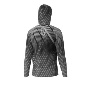 Sublimación Impermeable UPF50 + Pesca Protección solar Sudadera con capucha Personalizada Su logotipo Camisas de pesca de manga larga - Product Image 2