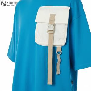 T-shirts Hip Hop Jersey T-shirt Homme T-shirt Uni Broderie T-shirts de Marque pour T-shirt 280gsm - Product Image 5