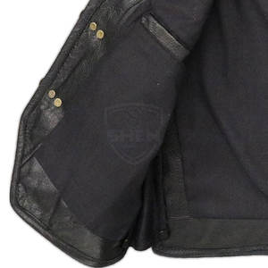 Dernière conception de gilet en cuir pour hommes en gros à bas prix gilet en cuir confortable et respirant fabriqué au Pakistan - Product Image 5
