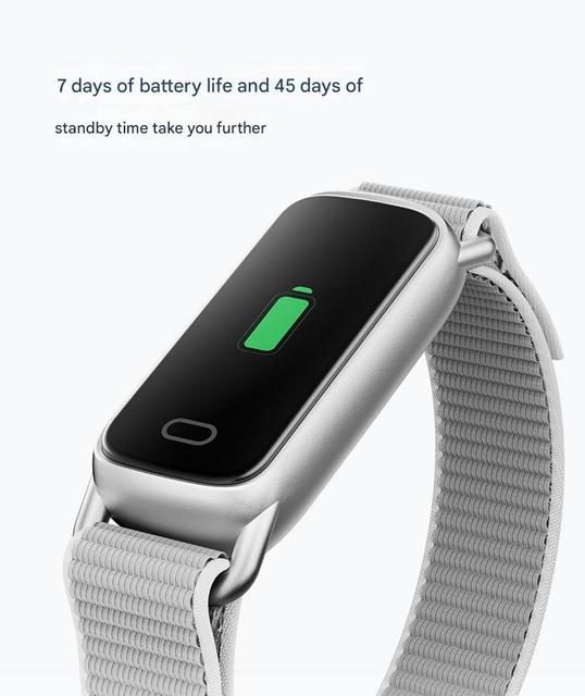 Android Smart Metal Bracelet with Heart Rate Monitor Pedometer for Lightweight Sports Design