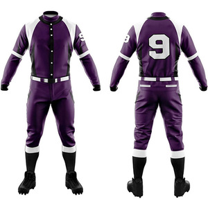 Maillot de baseball personnalisable pour équipe complète, grande taille, séchage rapide, tissu antibactérien, nom et numéro personnalisés, tenue de softball sur mesure - Product Image 1