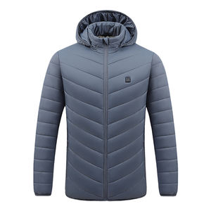 Combinaison de veste chauffante d'hiver pour hommes et femmes Réglage de la température à trois vitesses avec batterie rechargeable Vous garde au chaud - Product Image 4
