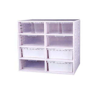 Enclos compact pour lézards 33x24x10,2 cm avec tiroir, panneau transparent en PVC résistant à l'humidité, entretien facile, en stock, support pour reptiles en PVC - Product Image 3