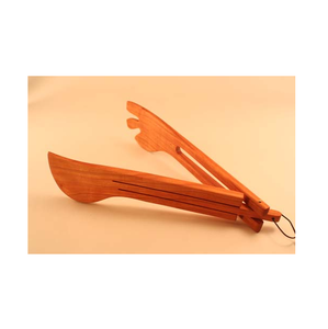 Antique Salad <b>Serving</b> <b>Tong</b> Best Selling Product Fish Design Daily Ware Use Restaurant Wooden <b>Tongs</b> Top Quality Product - Product Image 2