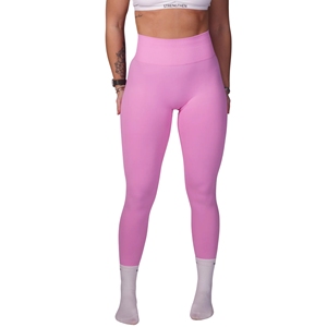 Pantalon de yoga athlétique à taille haute élastique, à carreaux, doux, contrôle du ventre, écologique, respirant, longueur intégrale, sport, fitness - Product Image 3