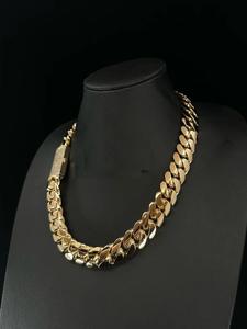 22MM Cuban Link Chain VVS1 Moissanite With 14k White <b>Gold</b> Finished In Sterling Silver 925 , The Diamond <b>Tester</b> - Product Image 3