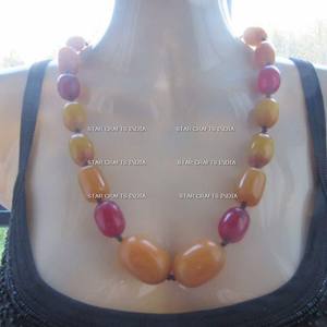 Antiguo al por mayor personalizado hilo de loto Natural cuentas de madera cuentas de loto joyería collar hacer moda de SCI - Product Image 2