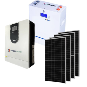 Système de stockage d'énergie solaire hybride, onduleur solaire monophasé, batterie de secours pour usage résidentiel et commercial - Product Image 2