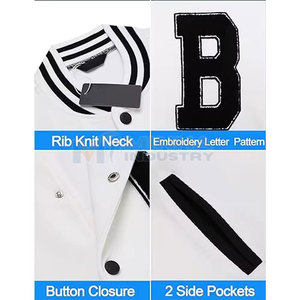 Chaqueta Letterman Nueva Llegada Hecha en Pakistán Chaqueta Letterman de Moda con Logotipo Personalizado Chaqueta de Invierno - Product Image 5