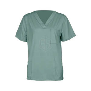 Offre Spéciale – Ensembles de Blouses Médicales Unisexe Tendance et Respirants à Manches Courtes en Toile 100% Coton pour Usage Hospitalier – Disponible en Ligne - Product Image 2