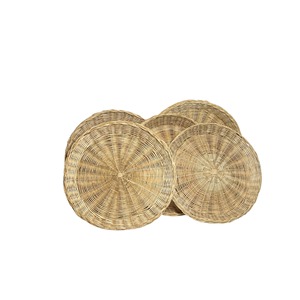Plat de service en rotin festif de qualité supérieure, artisanat, cadeau de Noël, parfait pour la décoration intérieure moderne - Product Image 2