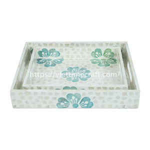 Juego de incrustaciones de nácar más vendido, objetos mostrados en la sala de estar, baño, cocina, dormitorio, artesanía de Vietnam al por mayor - Product Image 5